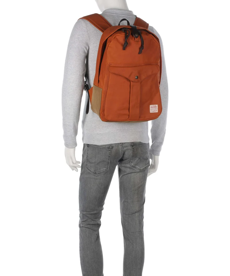 Filson Oil Finish Tin Cloth Journeyman Sac à dos rust