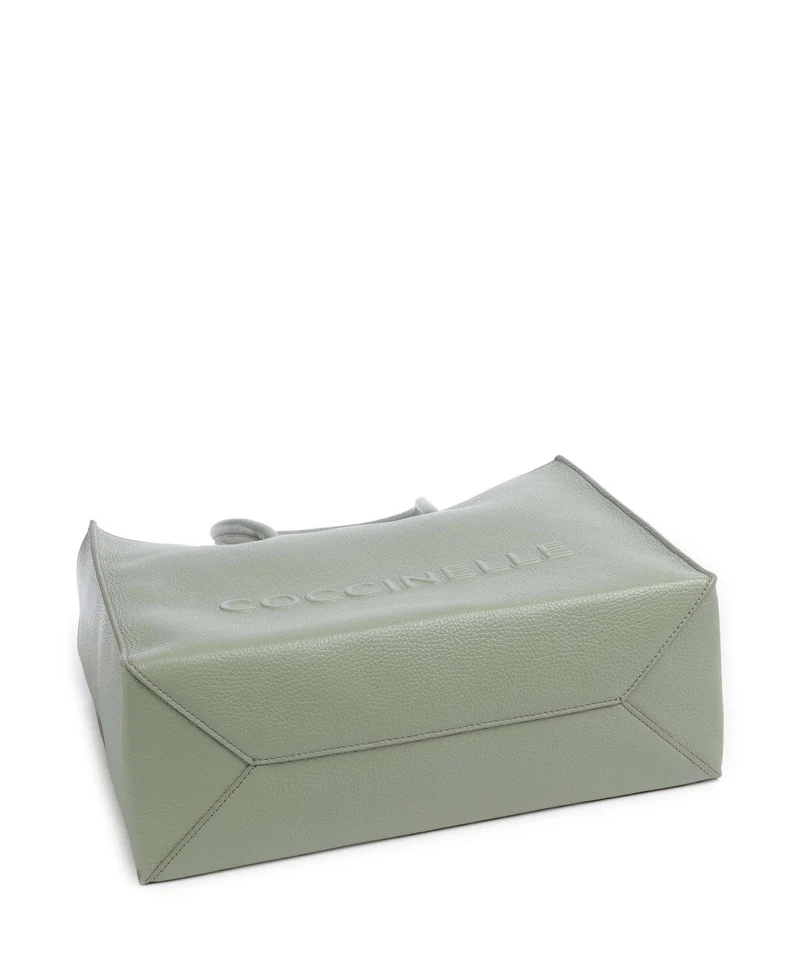 Coccinelle Myrtha Maxi Logo Cabas greenery