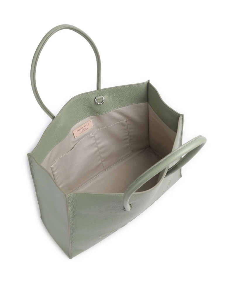 Coccinelle Myrtha Maxi Logo Cabas greenery