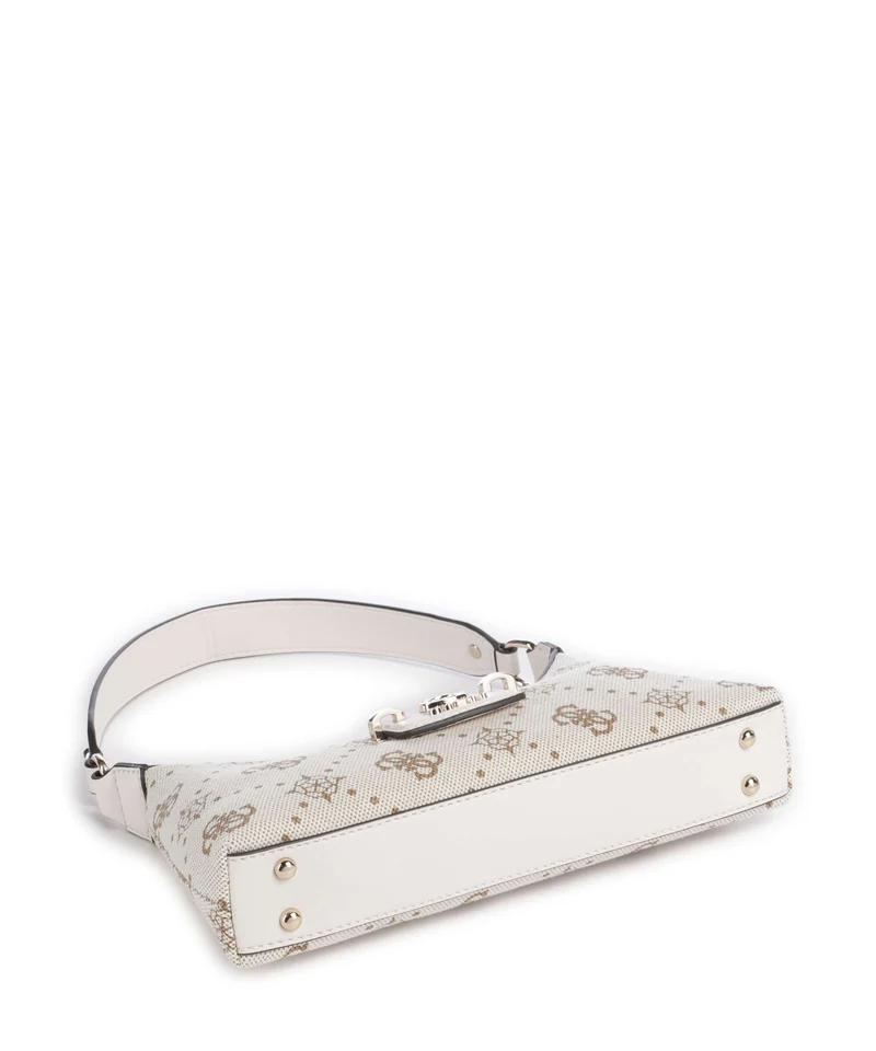Guess Neda 4G Peony Logo Sac porté épaule offwhite logo