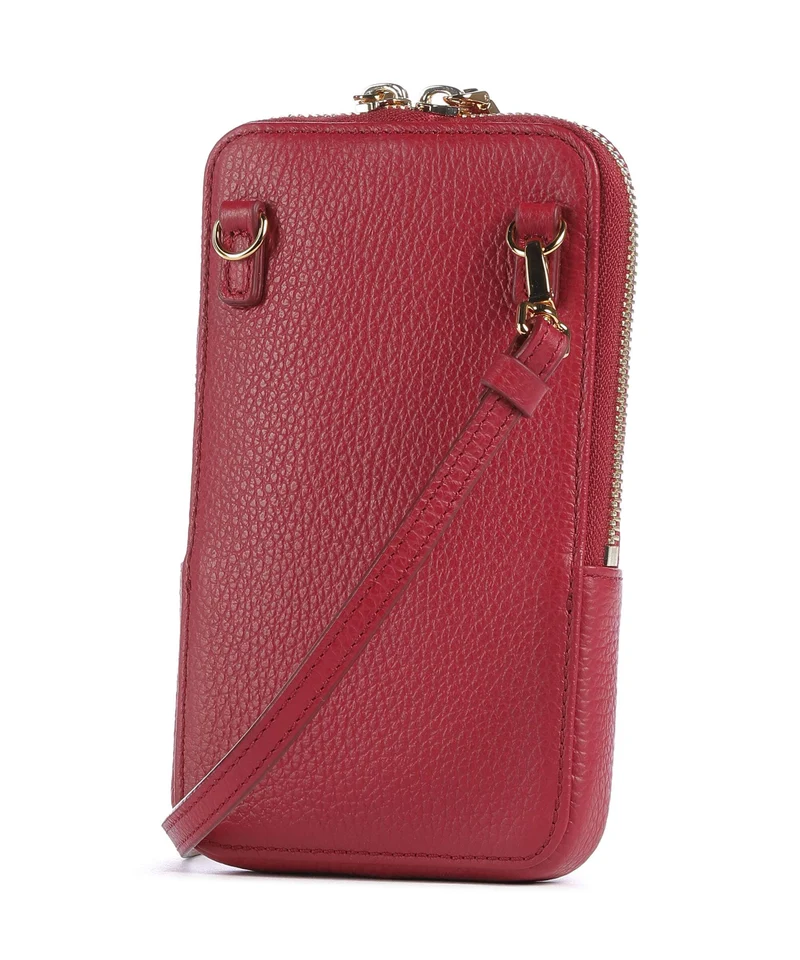 Coccinelle Flor Pochette telephone sangria