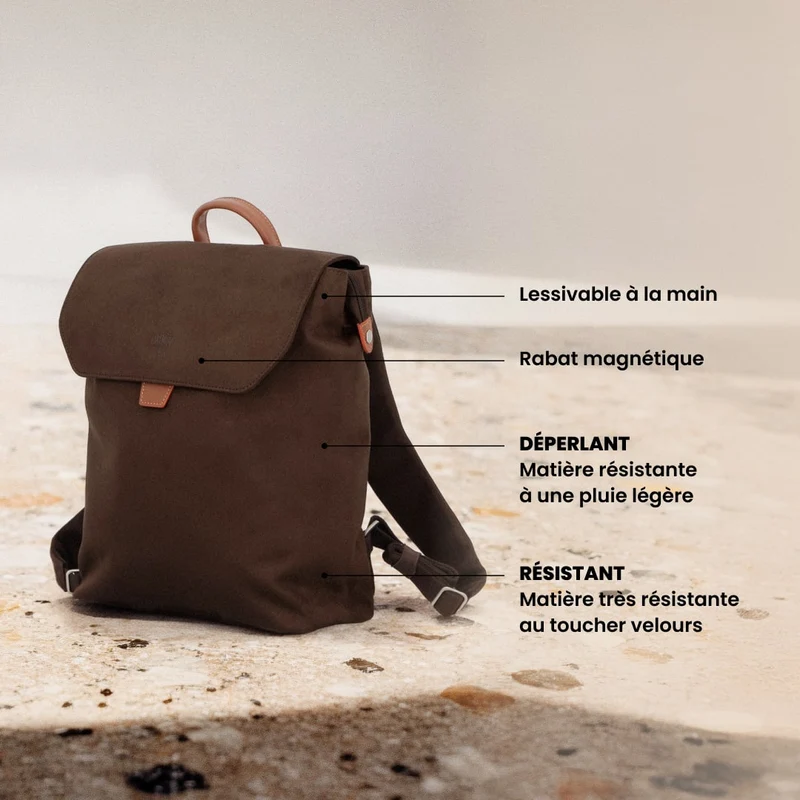 Sac à dos rabat L 36 cm – Uppsala Jump | Compartiment PC 15"