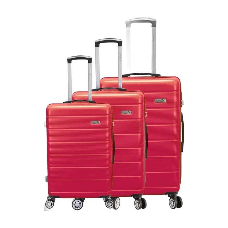 Set de 3 valises - Bordeaux - ABS