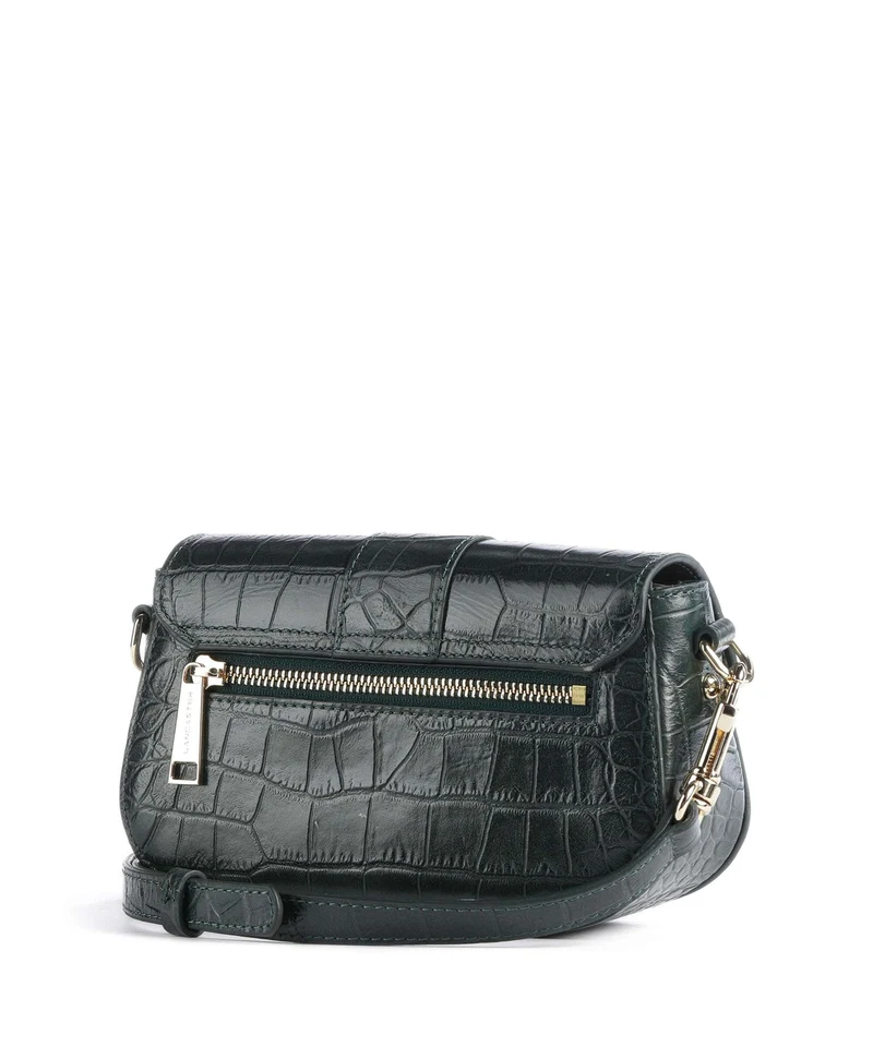 Lancaster Exotic CN Croco Sac bandoulière vertforêt