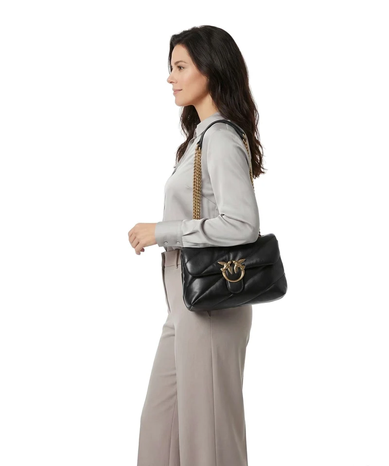 Pinko Love Puff Classic Sac porté épaule nero