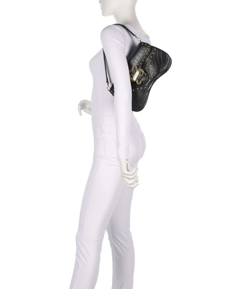 Just Cavalli Iconic Snakes Sac porté épaule black