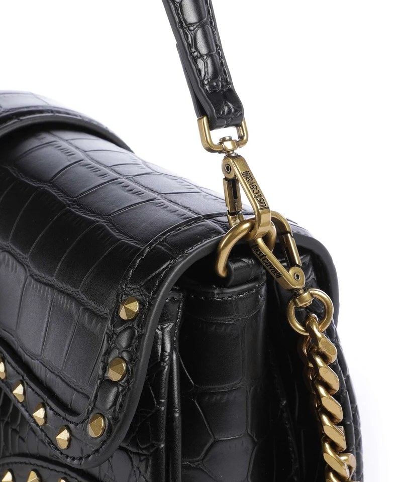 Just Cavalli Iconic Snakes Sac porté épaule black