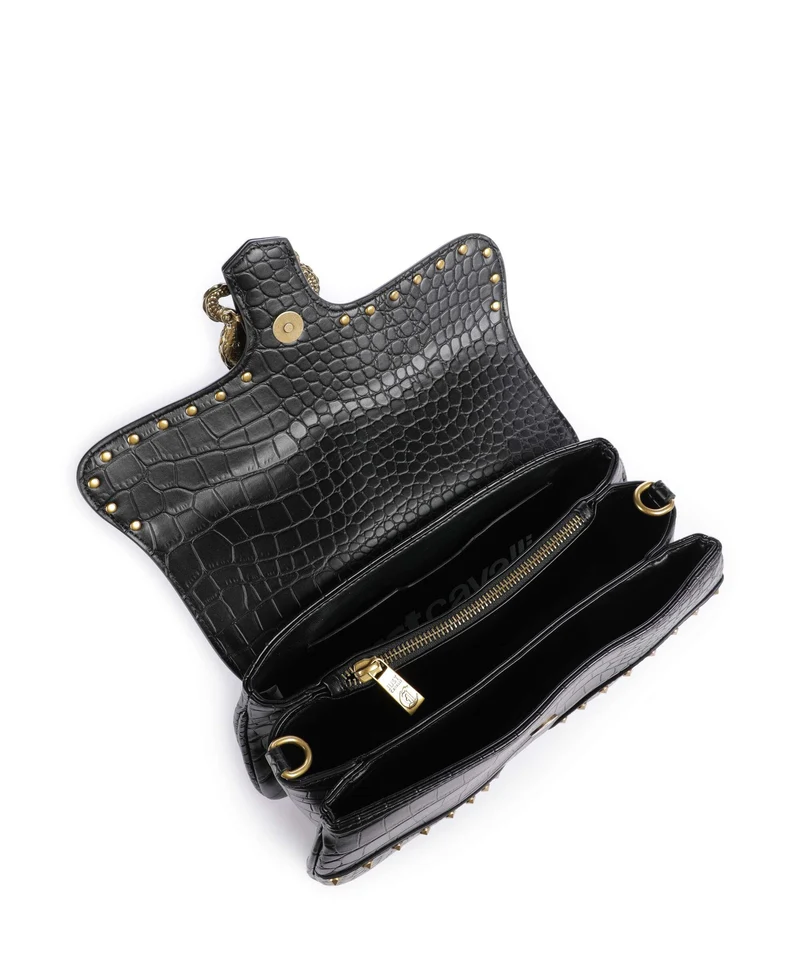 Just Cavalli Iconic Snakes Sac porté épaule black