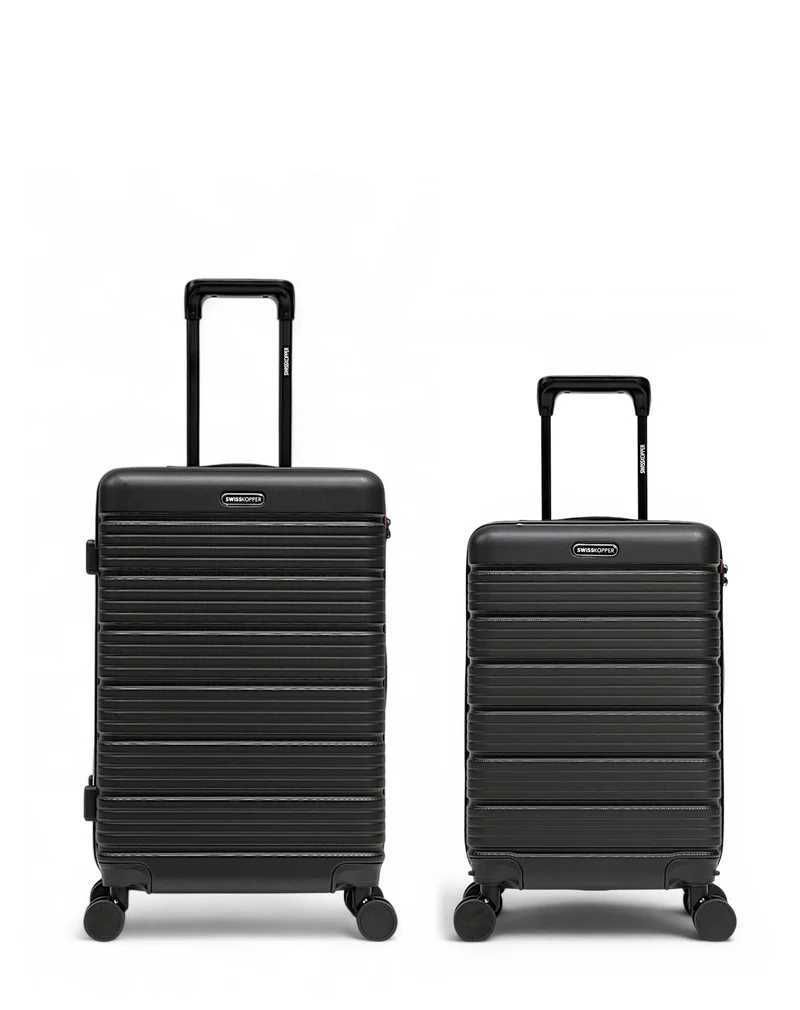 Lot de 2 Valises Rigides Taille Moyenne et Cabine LUGANO