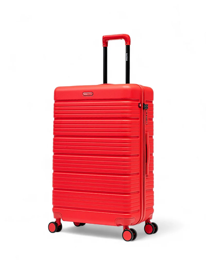 Lot de 4 Valises Rigides Grand Format, Taille Moyenne, Cabine et Cabine XS LUGANO