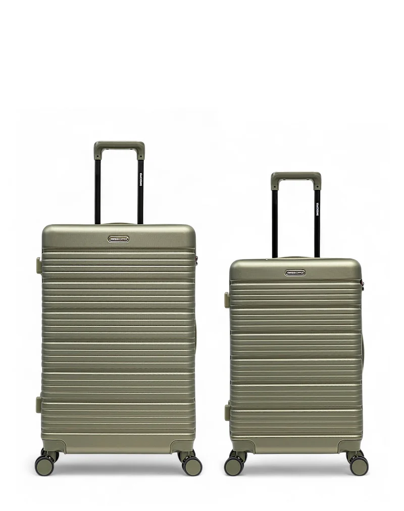 Lot de 2 Valises Rigides Grand Format et Taille Moyenne LUGANO