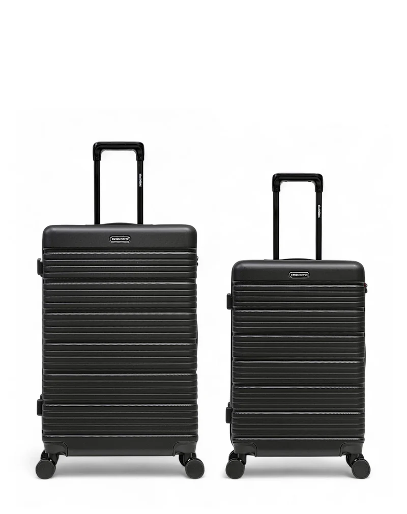 Lot de 2 Valises Rigides Grand Format et Taille Moyenne LUGANO
