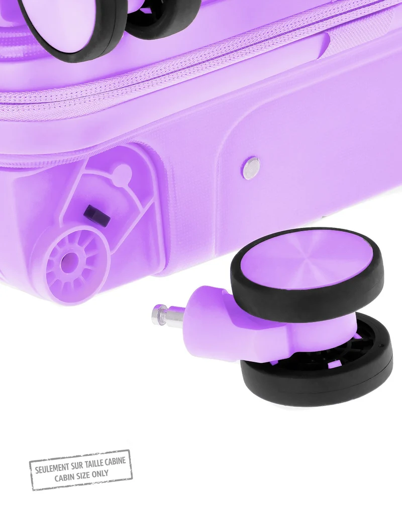 Lot de 2 Valises Rigides Grand Format et Cabine LUGANO