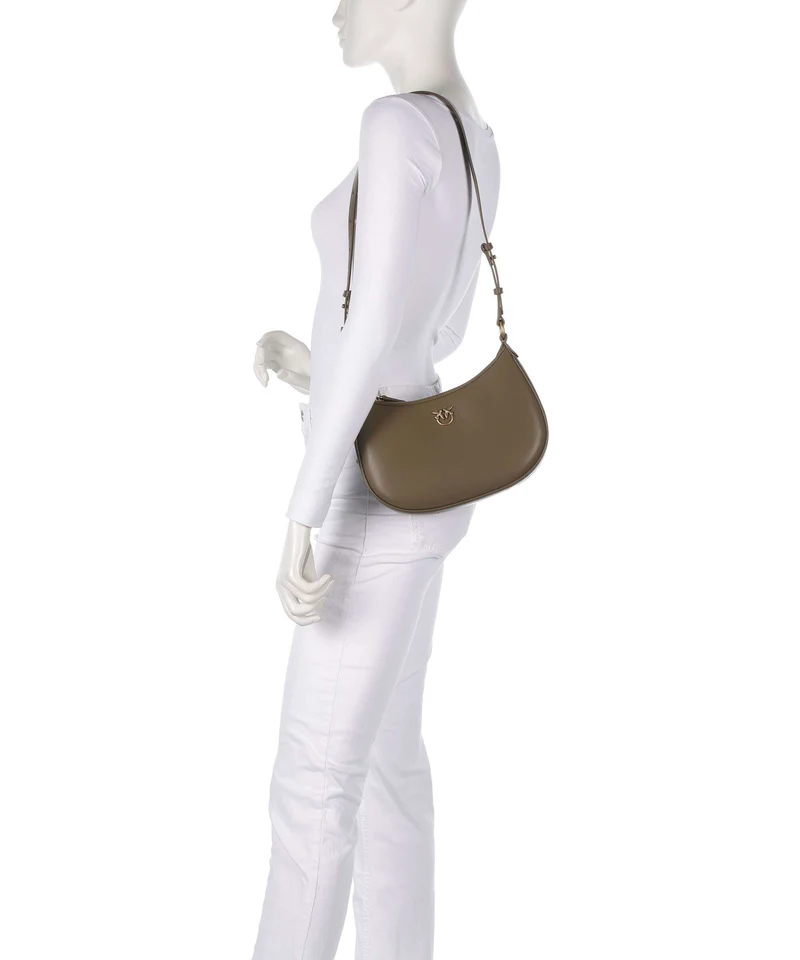 Pinko Half Moon Mini Sac porté épaule scricciolo/antique gold
