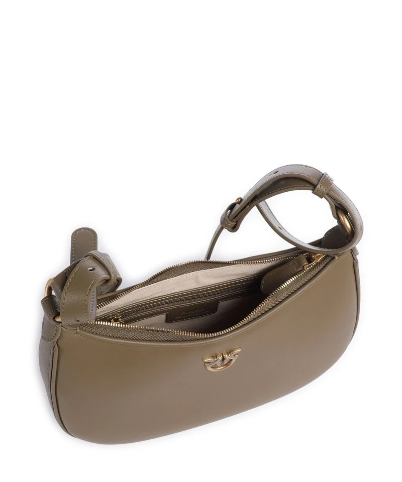 Pinko Half Moon Mini Sac porté épaule scricciolo/antique gold