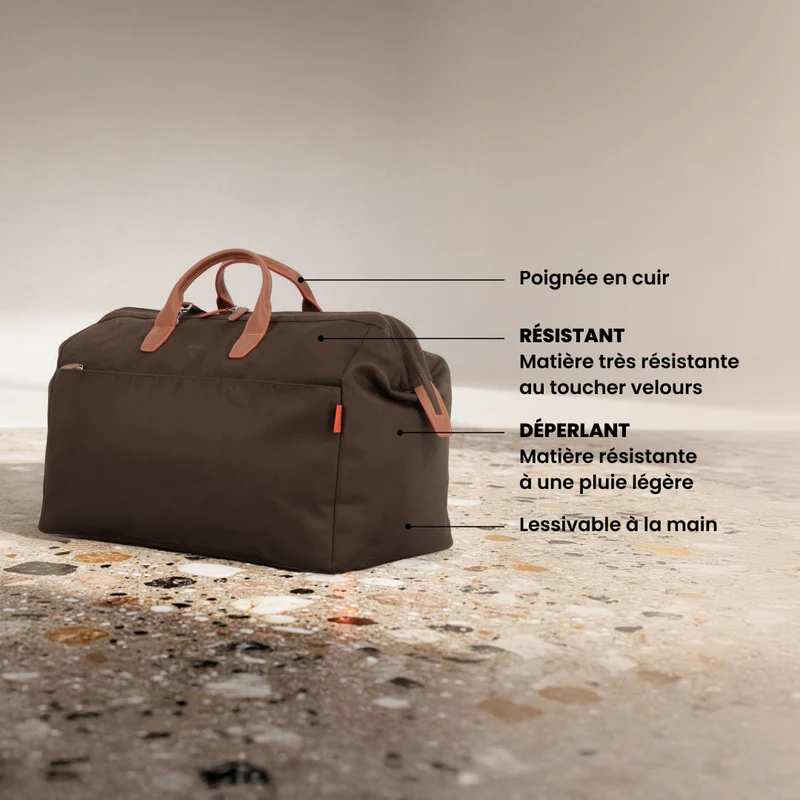 Sac weekend 45 cm – Uppsala Jump | Ouverture à plat