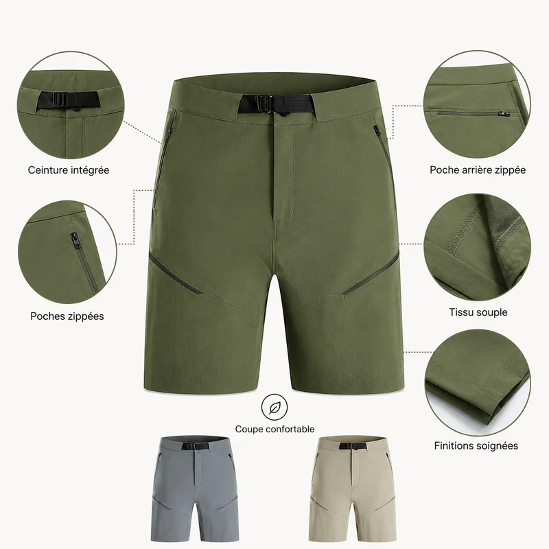 Short randonnée mixte confort trekking