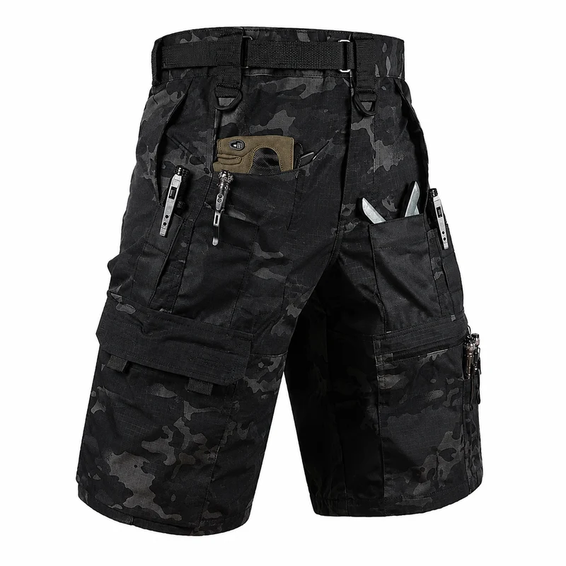 Short trekking homme multi-poches