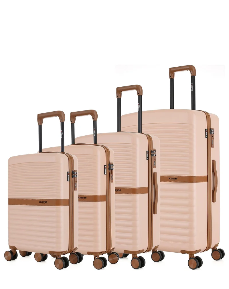 Set de 4 Valises Rigides Grand Format, Week-end, Cabine et Cabine XS BELAIR-O