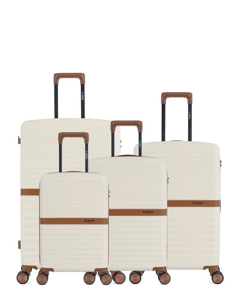 Lot de 4 Valises Rigides Grand Format, Week-end, Cabine et Cabine XS BELAIR