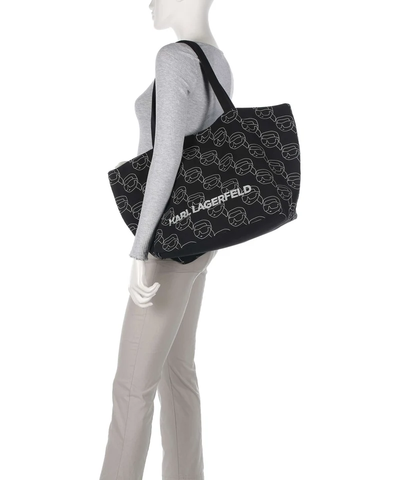 Karl Lagerfeld Ikon Cabas black/white