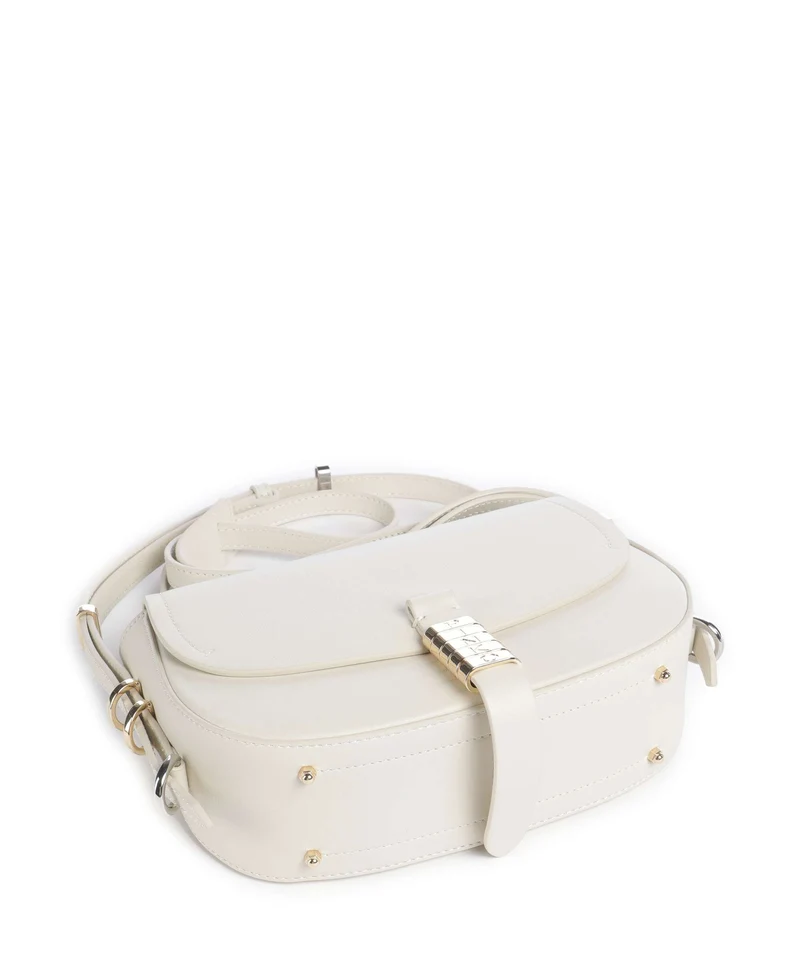 Pinko Saddle Mini Sac bandoulière bianco seta/gold/nike