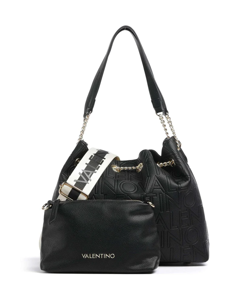 Valentino Bags Pansy Sac seau nero