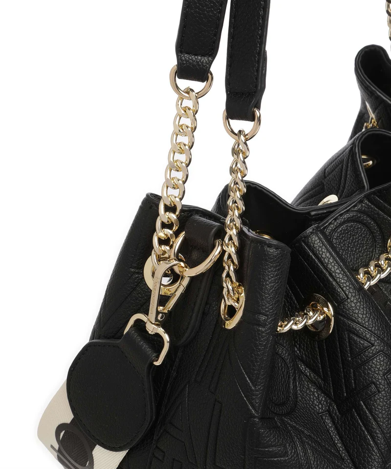 Valentino Bags Pansy Sac seau nero