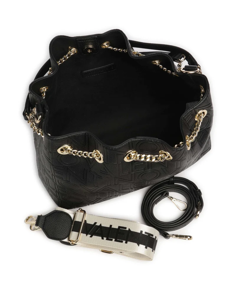 Valentino Bags Pansy Sac seau nero
