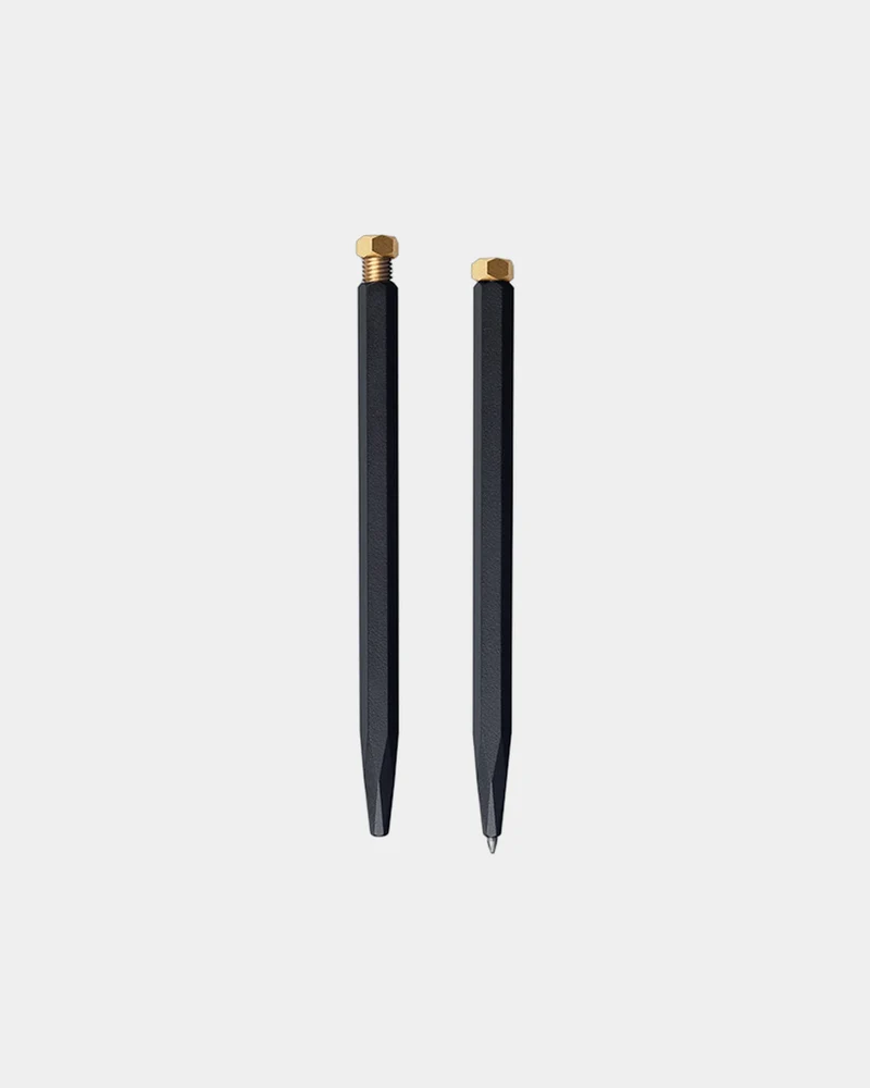 Stylo roller laiton massif hexagonal à personnaliser