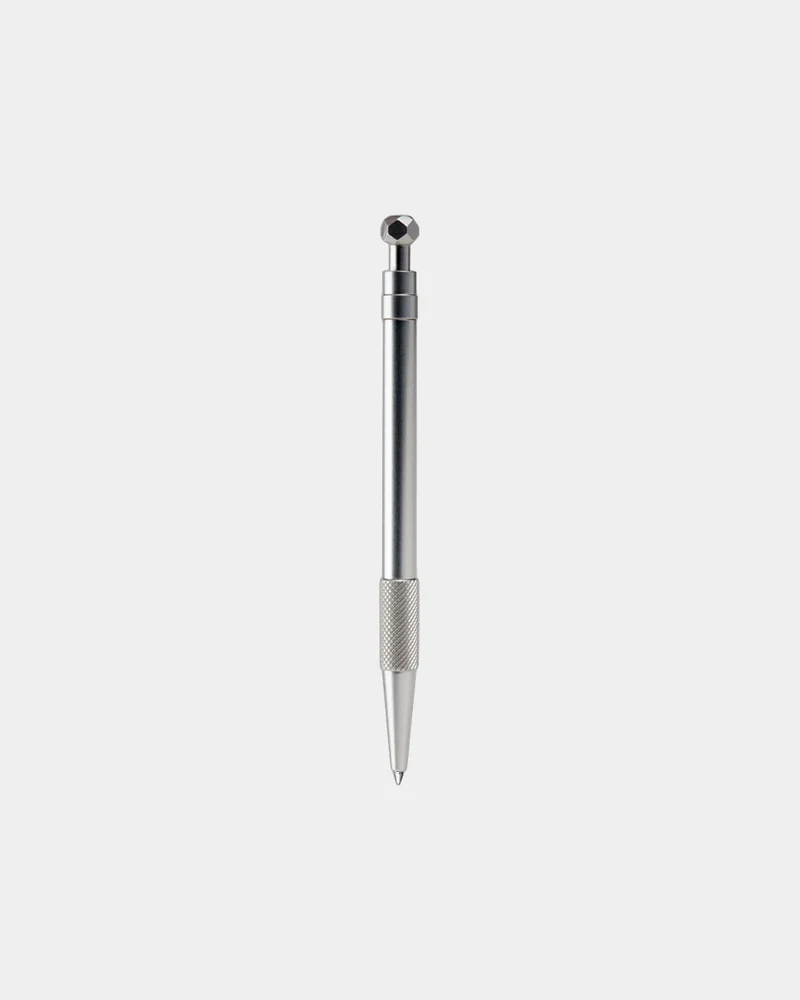 Stylo bille poussoir aluminium gravure laser à personnaliser
