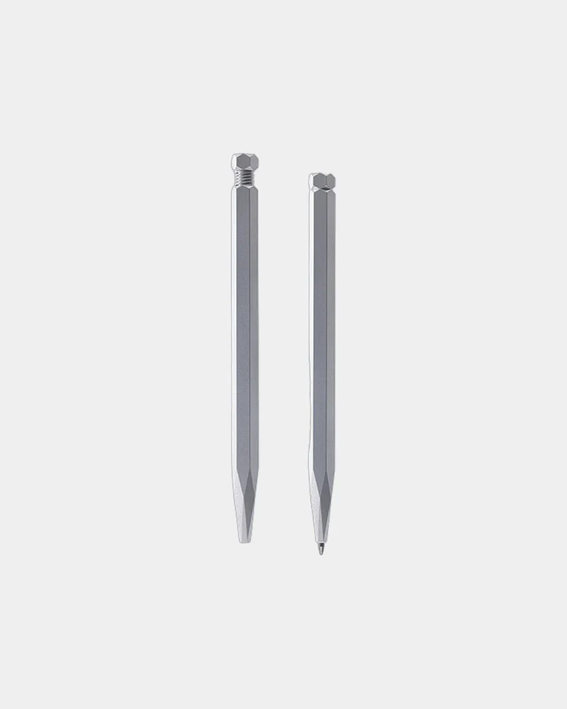 Stylo bille aluminium hexagonal à personnaliser