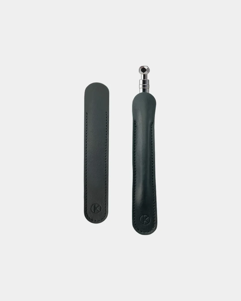 Porte-mine poussoir laiton et aluminium à personnaliser