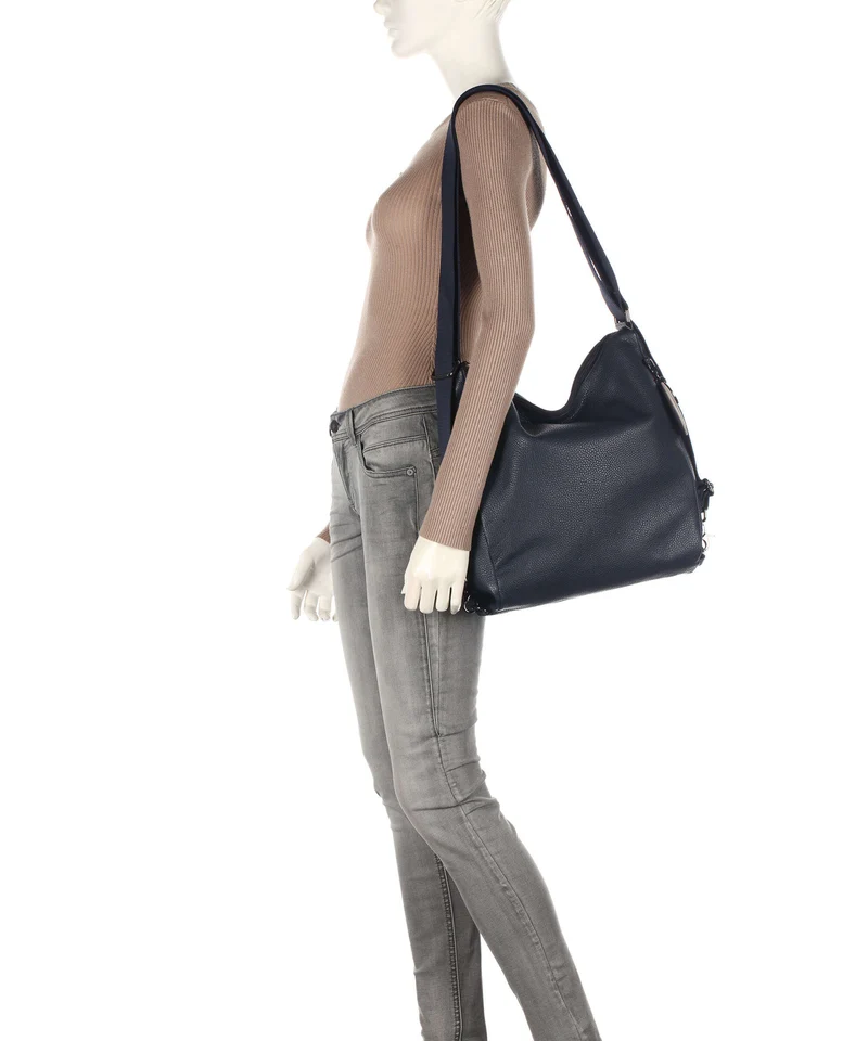 Mandarina Duck Mellow Leather Sac à main porté dos dress blue
