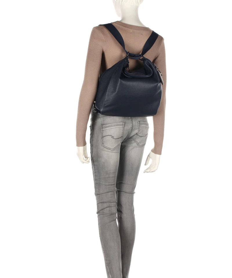 Mandarina Duck Mellow Leather Sac à main porté dos dress blue