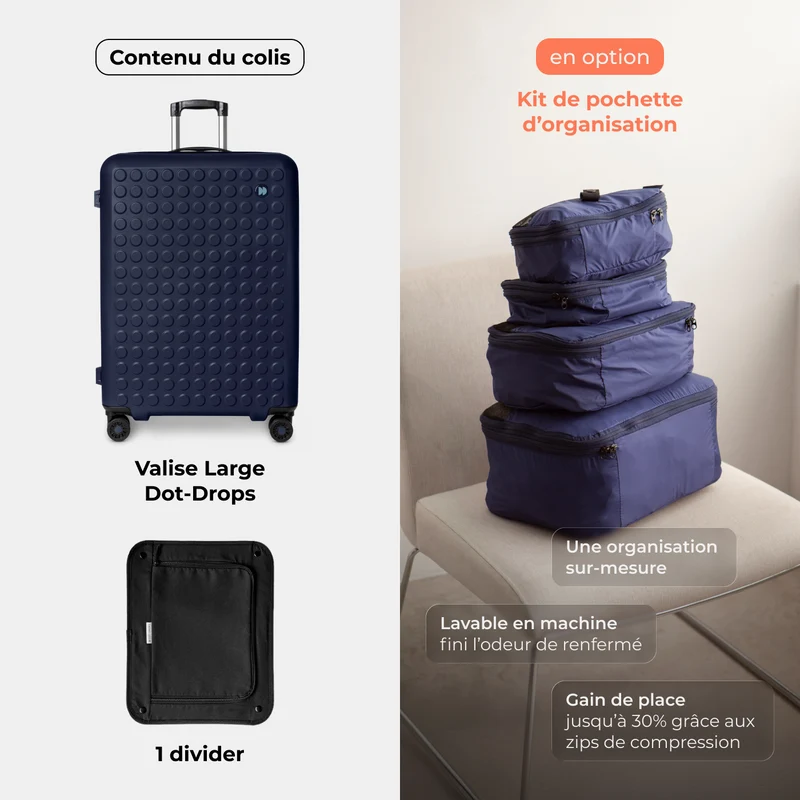 Valise Large 76 cm réparable à l'infini - Garantie 10 ans