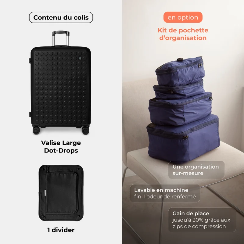 Valise Large 76 cm réparable à l'infini - Garantie 10 ans