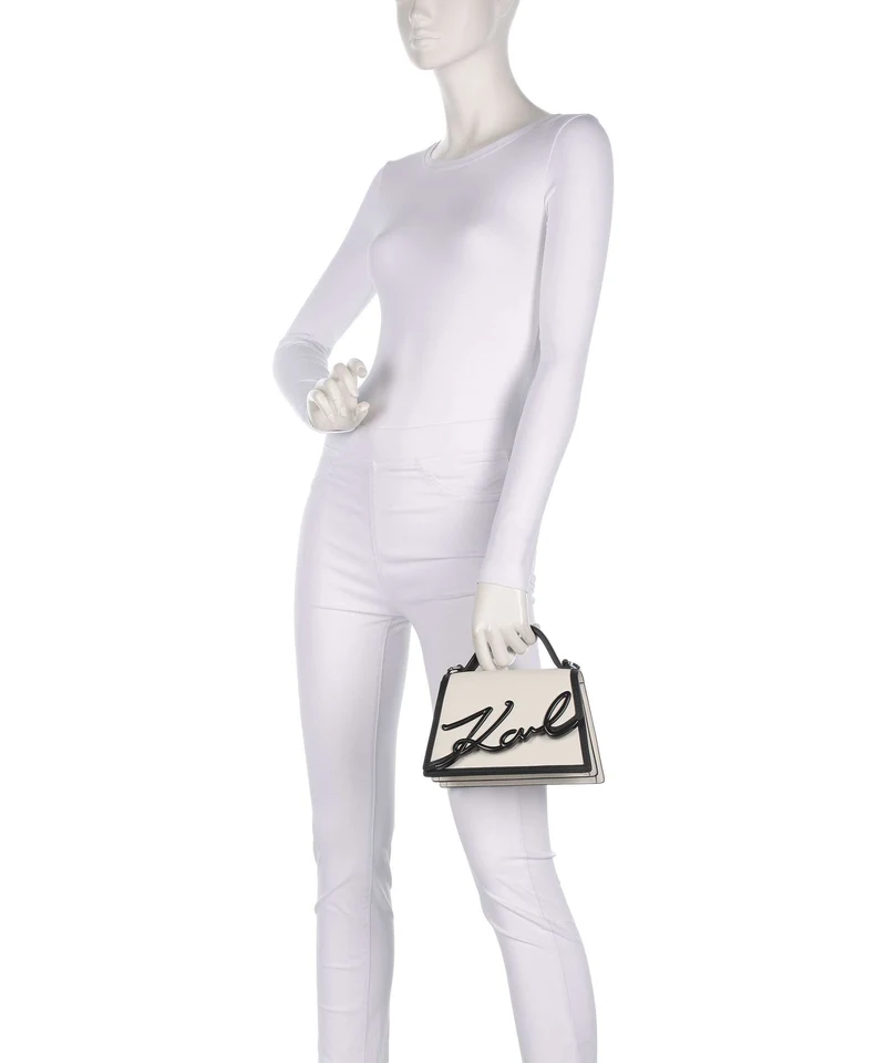 Karl Lagerfeld K/Signature 2.0 Sac bandoulière white/black
