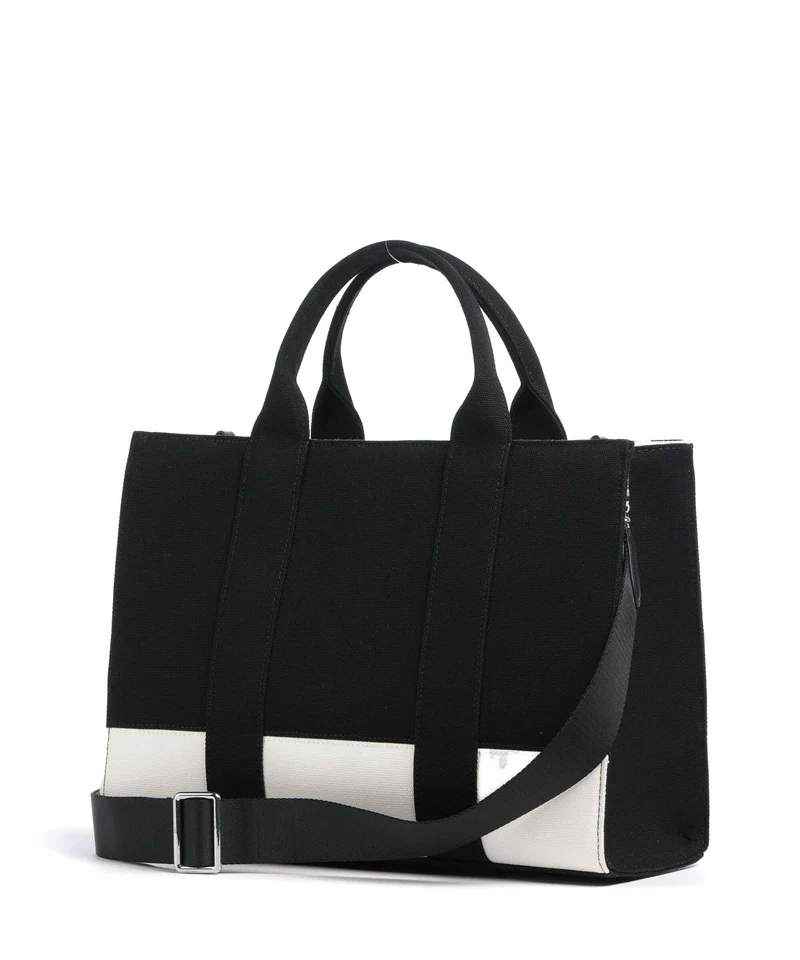 Karl Lagerfeld K/Rue St Guillaume Medium Sac à main cannoli cream/black
