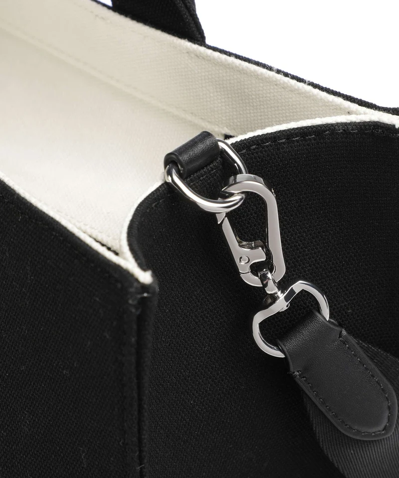 Karl Lagerfeld K/Rue St Guillaume Medium Sac à main cannoli cream/black