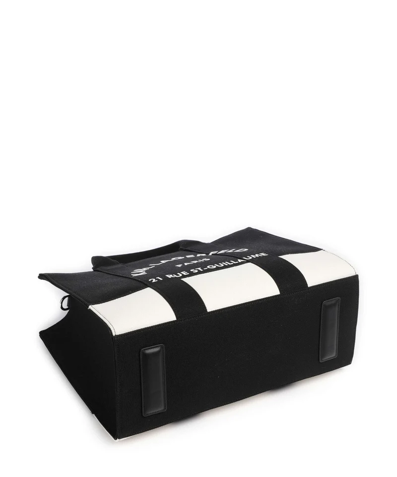 Karl Lagerfeld K/Rue St Guillaume Medium Sac à main cannoli cream/black