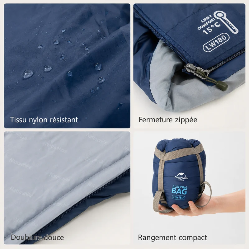 Sac de couchage randonnée ultraléger été
