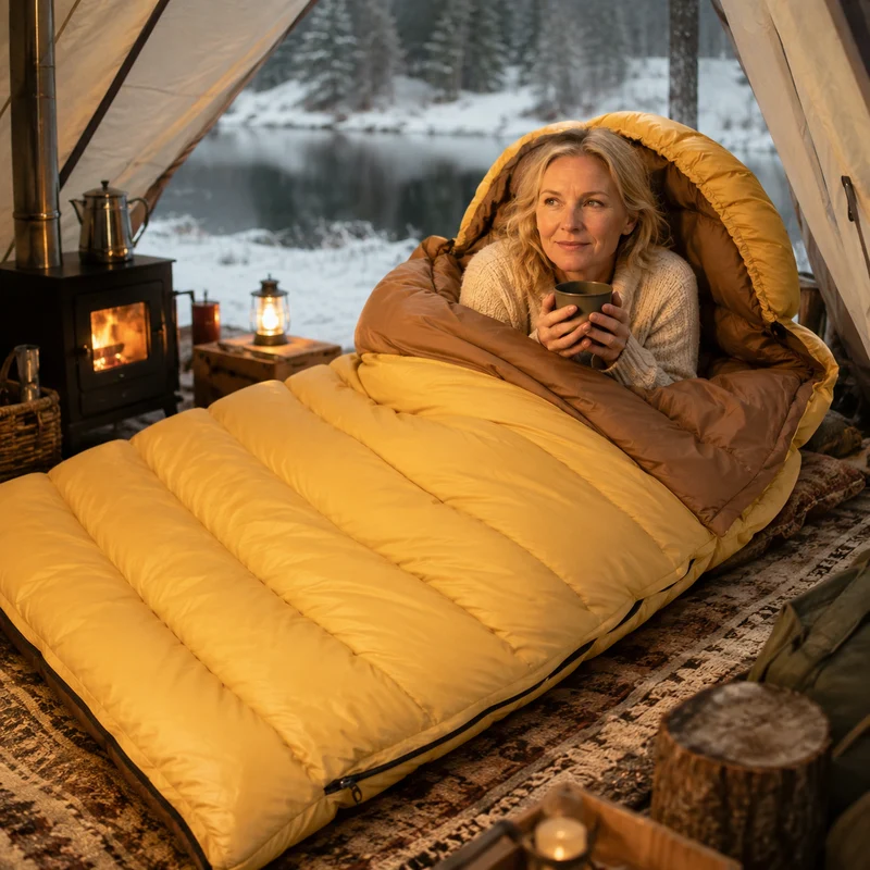 Sac de couchage randonnée duo hiver