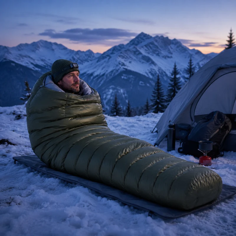 Sac de couchage randonnée grand froid