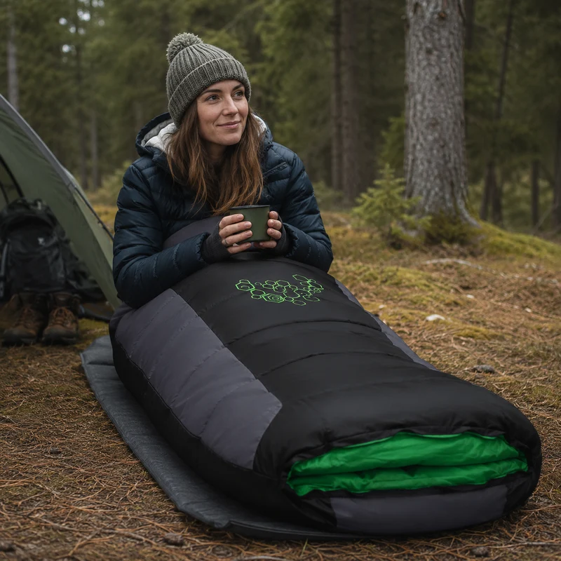 Sac de couchage randonnée hiver épais