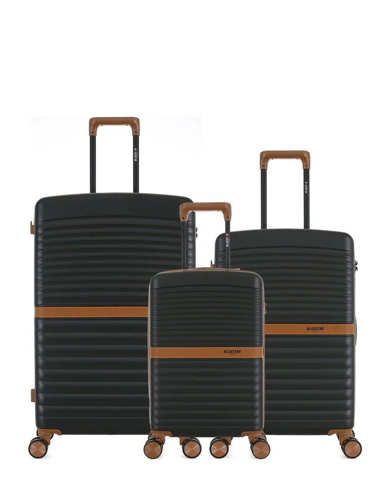 Lot de 3 Valises Rigides Grand Format, Week-end et Cabine XS BELAIR