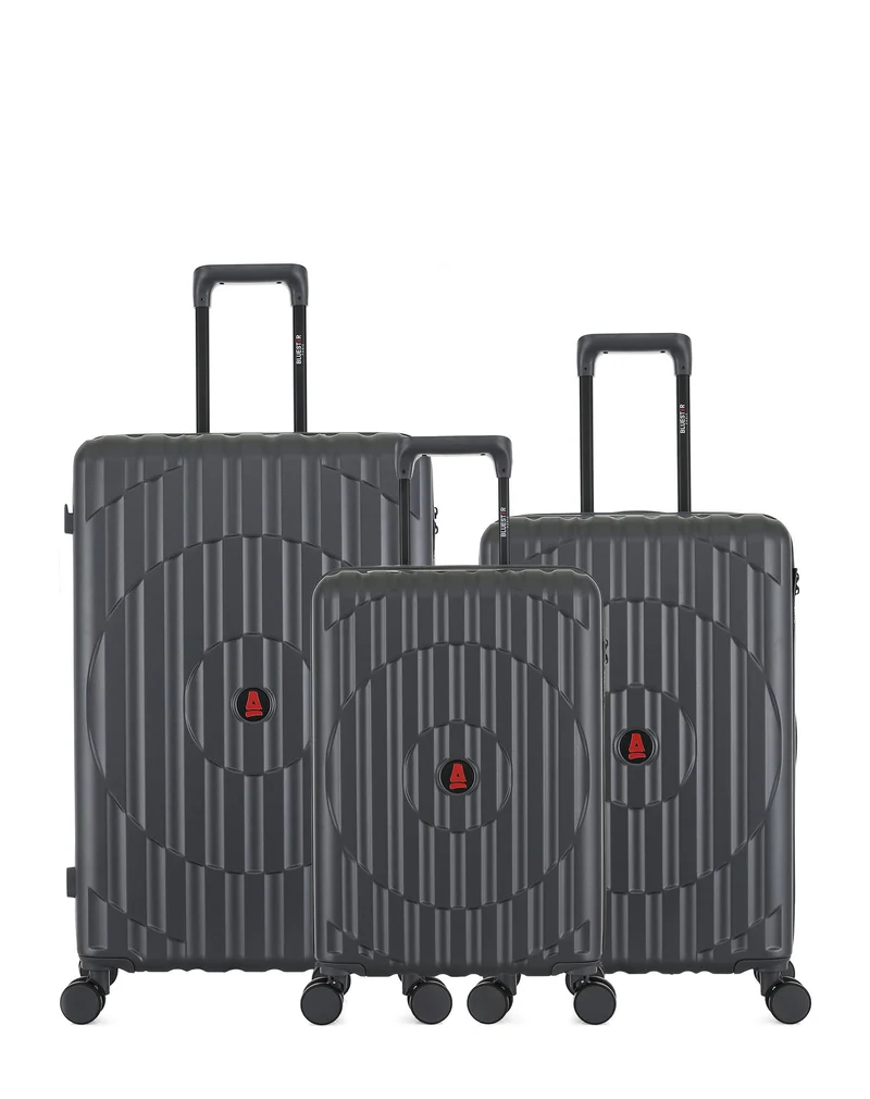 Lot de 3 Valises Rigides Grand Format, Taille Moyenne et Cabine ODEON