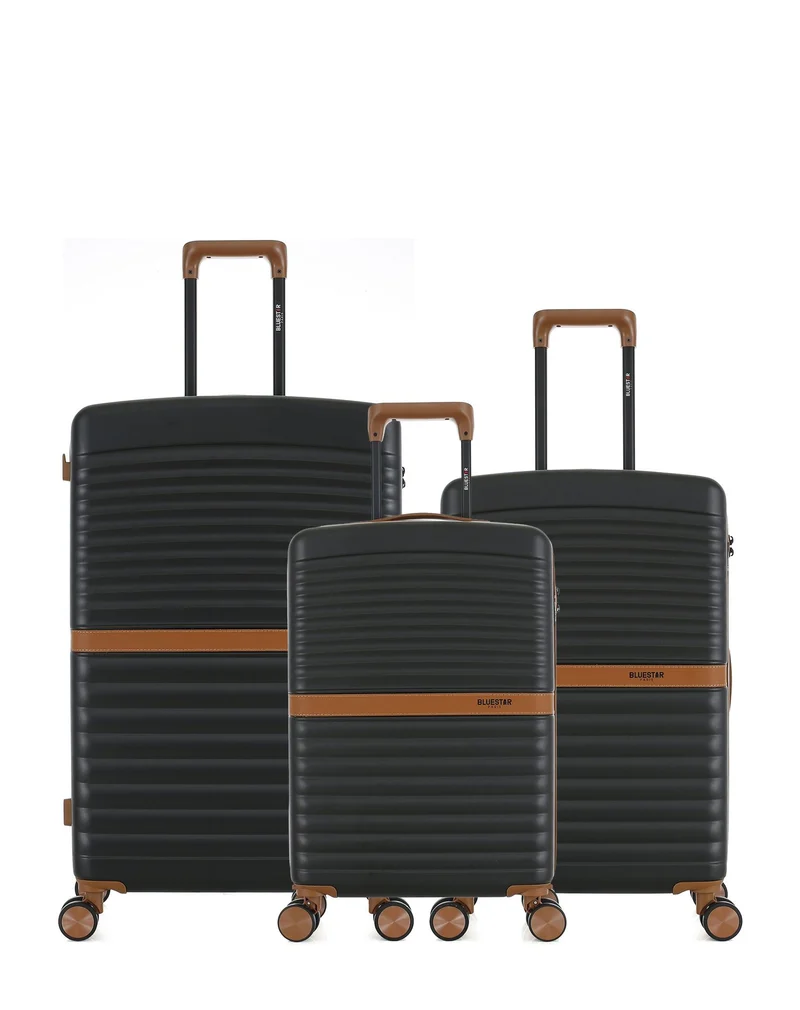Lot de 3 Valises Rigides Grand Format, Week-end et Cabine BELAIR