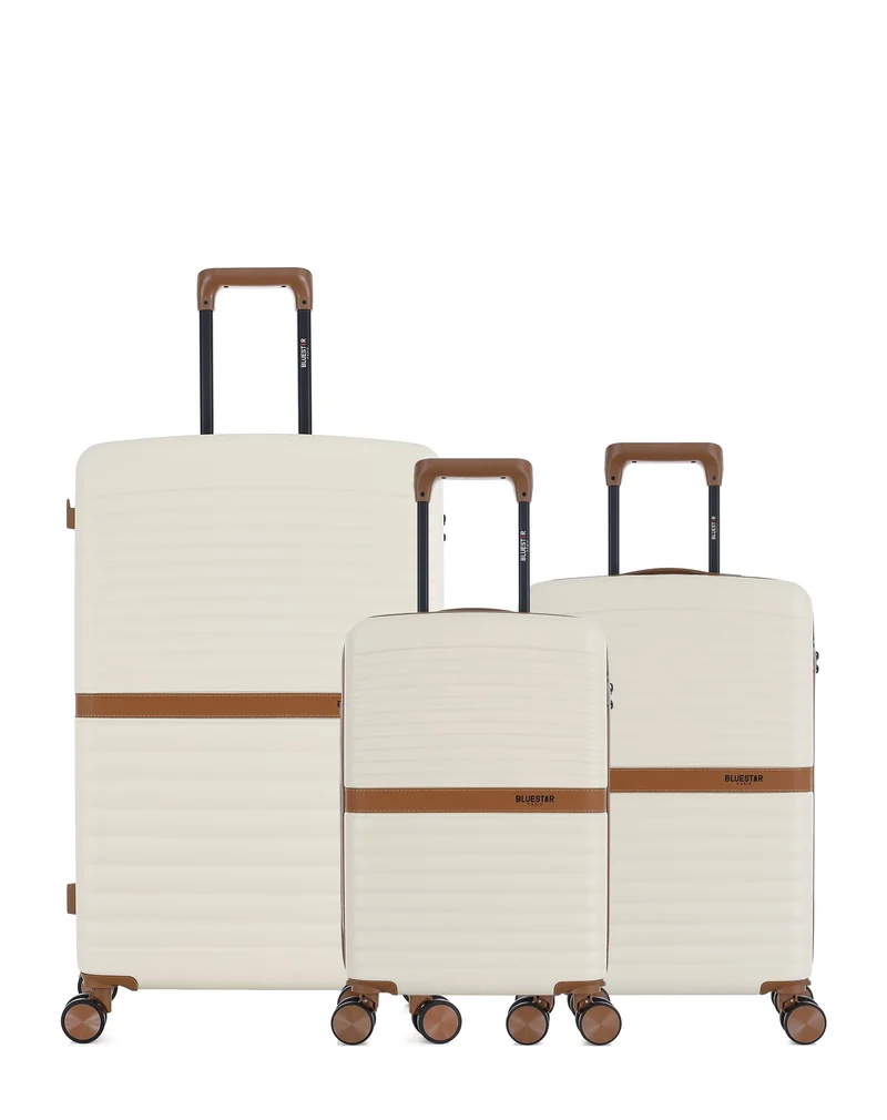Lot de 3 Valises Rigides Grand Format, Cabine et Cabine XS BELAIR