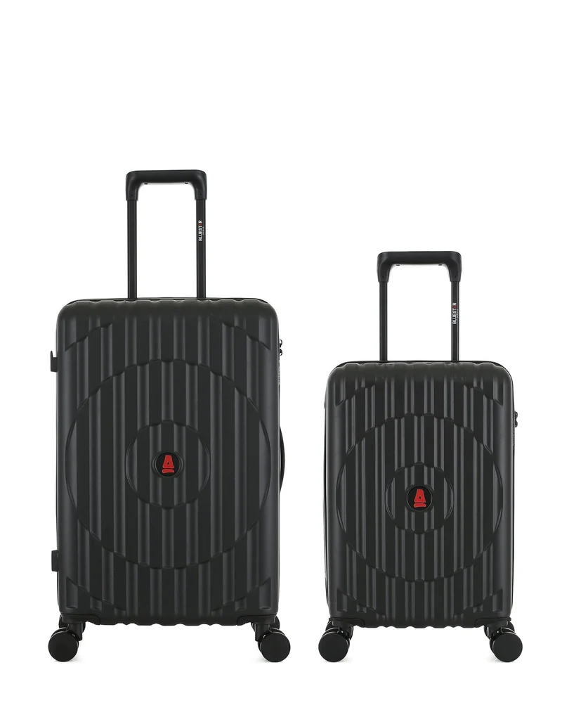 Lot de 2 Valises Rigides Taille Moyenne et Cabine XS ODEON